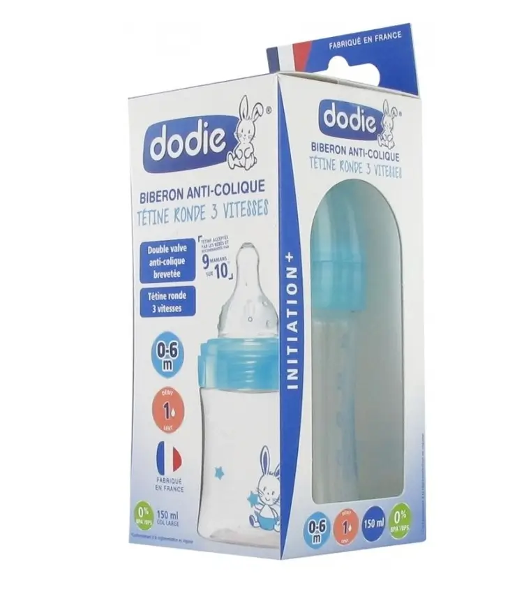 DODIE BIBERON ANTI COLIQUE DEBIT 1 LENT – 150 ML