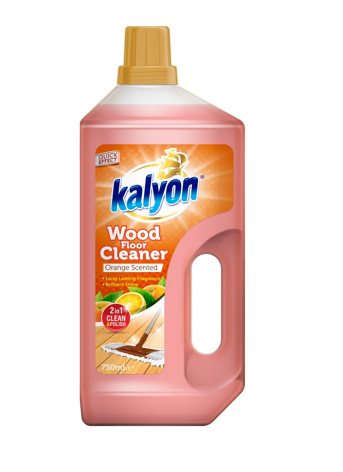 KALYON – LIQUIDE NETTOYANT POUR PARQUETS ET SOLS STRATIFIES – PARFUM ORANGE – 750 ML