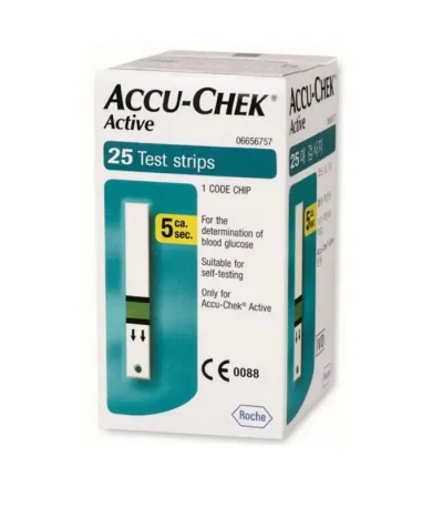 accu-chek active bandelettes - 25 test