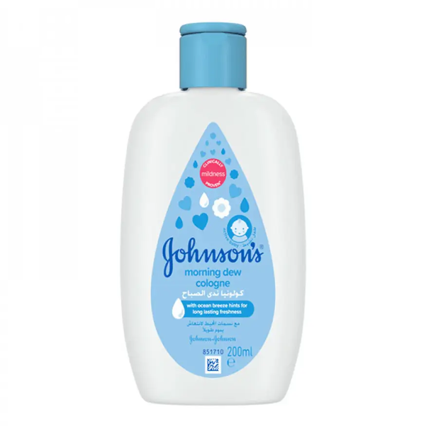 Johnson's Eau de Cologne Morning 200ml — Eau de Cologne Fraicheur Matinale 1 Johnson’s Eau de Cologne Morning 200ml — Eau de Cologne Fraicheur Matinale
