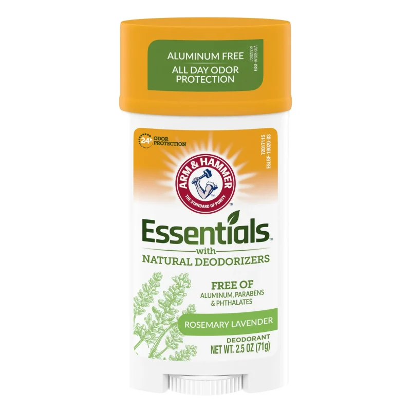 arm & hammer deodorant essentials romarin lavande 71g — deodorant naturel bio