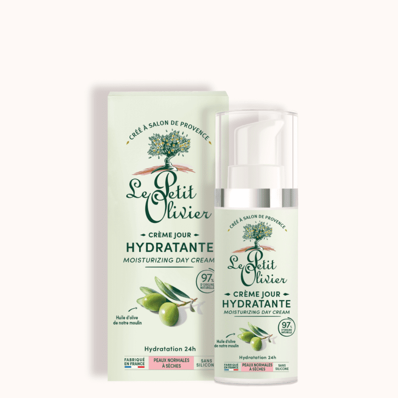le petit olivier soin de jour hydratation intense - huile d olive 50ml