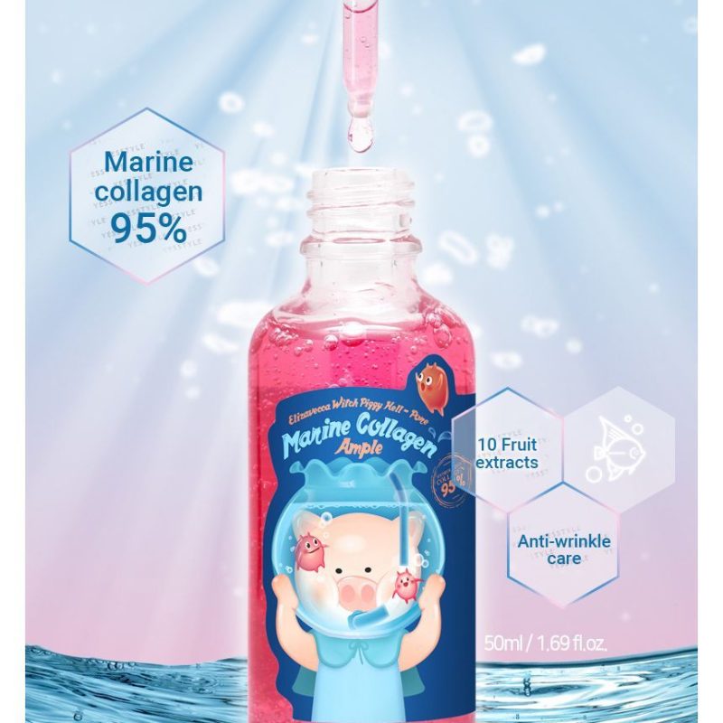 elizavecca serum pour le visage au collagene marin clair