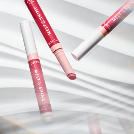 catrice baume levres juicy melt shine 020 — gloss brillant rose fraise