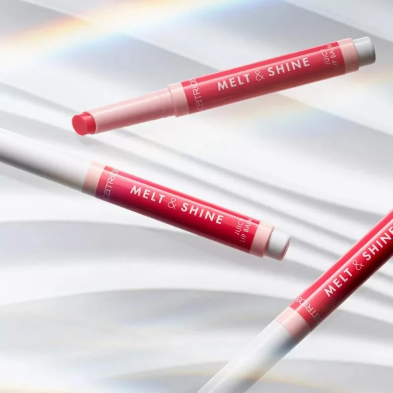 catrice baume levres juicy melt shine 050 — gloss brillant rose eclat