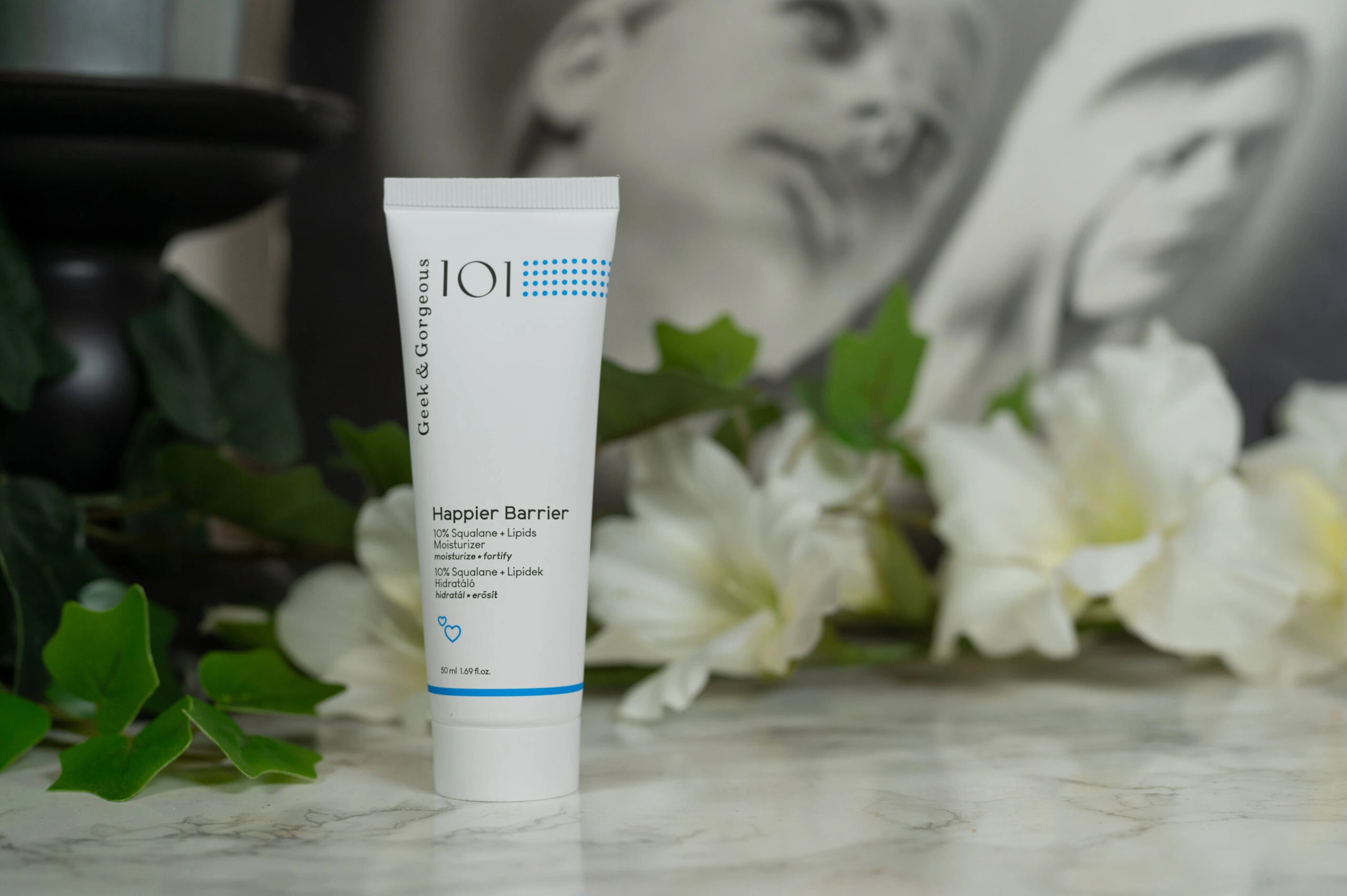 Geek & Gorgeous Happier Barrier Squalane 7% + Lipides 3% Hydratant 50ml — Barriere Renforcee 1 Geek & Gorgeous Happier Barrier Squalane 7% + Lipides 3% Hydratant 50ml — Barriere Renforcee