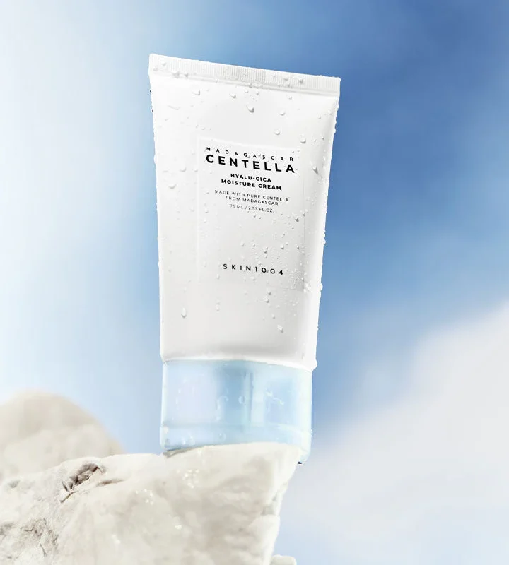 skin1004 madagascar centella hylu-cica creme hydratante 75 ml - hydratation intense