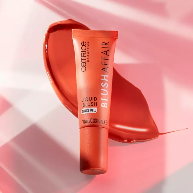 catrice blush affair liquid 020 — blush liquide peche lumineux