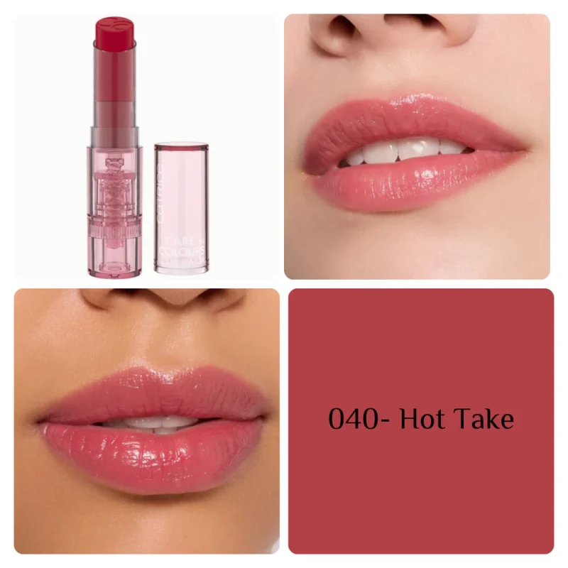 catrice baume levres care in colours 040 — hydratation et couleur