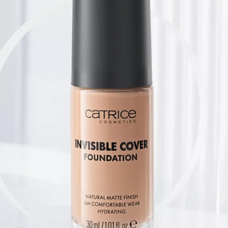 catrice invisible cover fond teint 037w — fond de teint invisible longue tenue