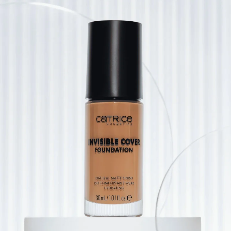 catrice fond de teint invisible cover 052n — maquillage couvrant naturel