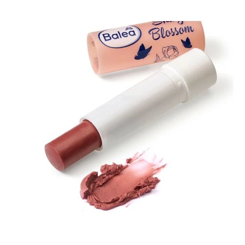 balea baume levres shiny blossom — soin levres brillant floral