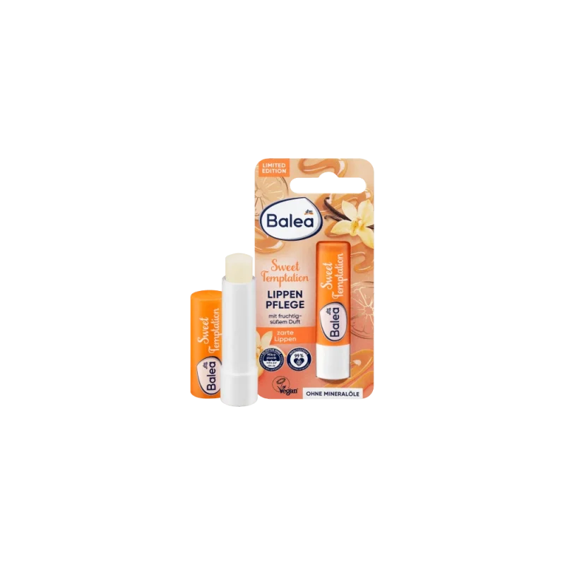 balea baume levres sweet temptation — soin levres gourmand et sucre