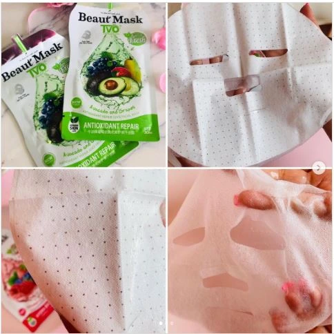 beauty mask fruit fresh avocado and grapes 30 ml