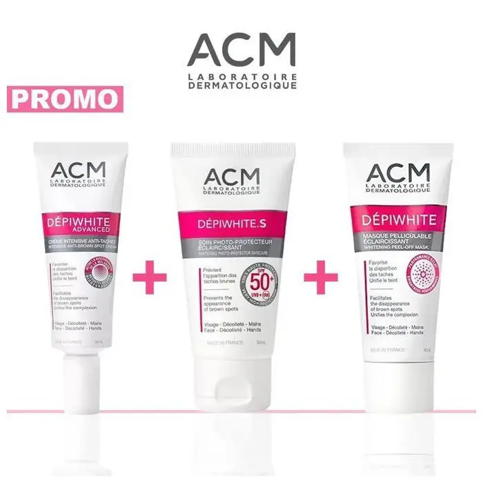 acm pack promo depiwhite creme advanced + masque + ecran — depigmentation complete