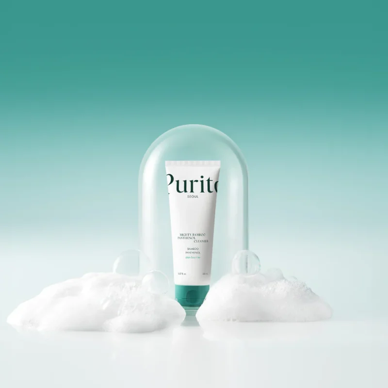 purito seoul mighty bamboo panthenol cleanser 150ml — nettoyant doux bambou