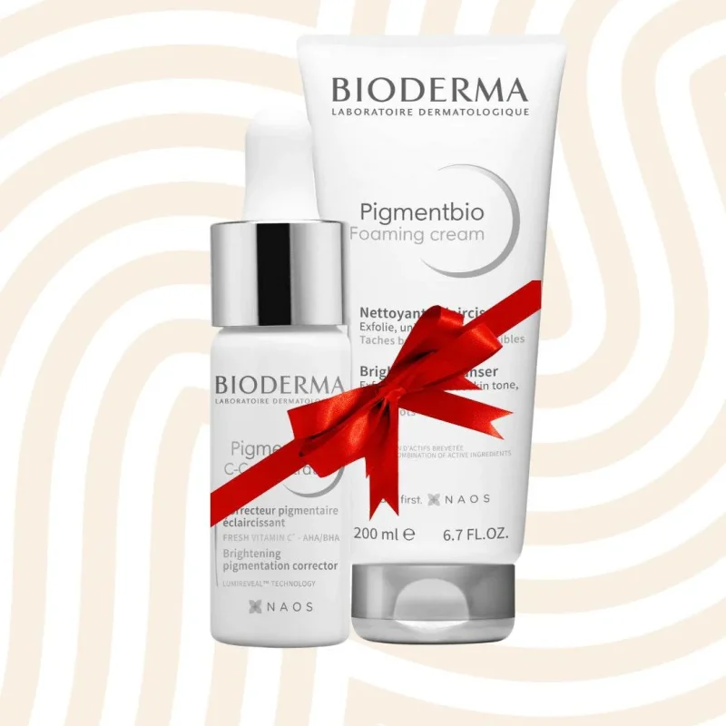 bioderma coffret pigmentbio c-concentrate + pigmentbio foaming 200ml