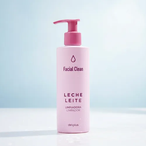deliplus lait demaquillant facial clean 250ml — demaquillage doux