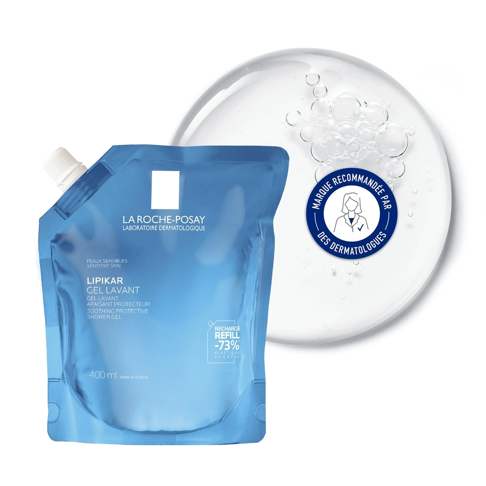 La Roche Posay Lipikar Recharge Gel Lavant 400ml — Nettoyant Doux 1 La Roche Posay Lipikar Recharge Gel Lavant 400ml — Nettoyant Doux