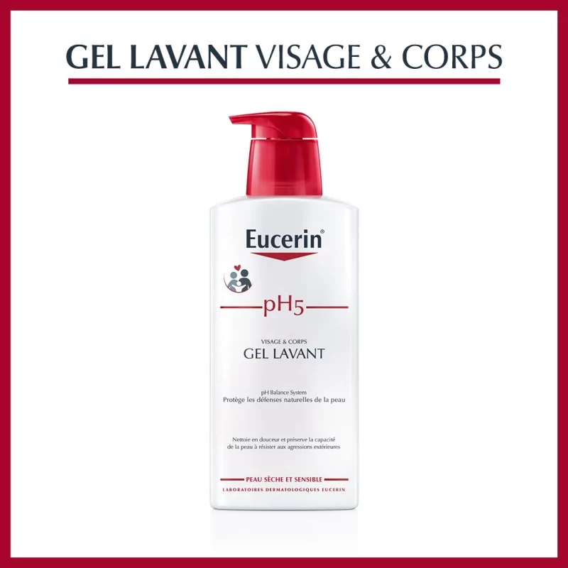 eucerin gel lavant 400 ml