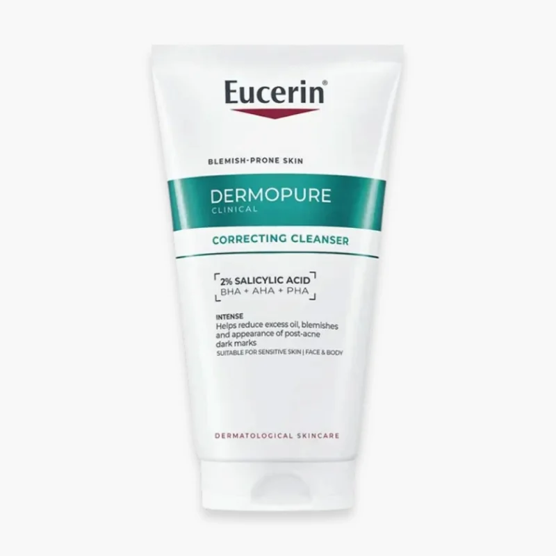 eucerin dermopure correcting cleanser 150ml