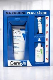 cerave baume hydratant ps 177ml + baume hydratant echantillon — coffret corps seche