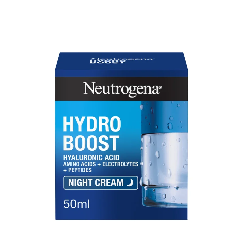 neutrogena hydro boost creme de nuit 50ml — soin hydratant acide hyaluronique