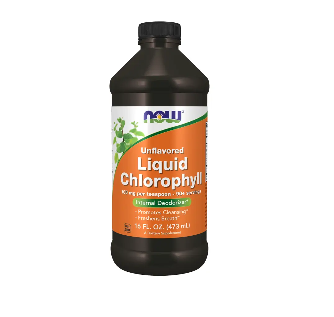 NOW FOODS CHLOROPHYLLE LIQUIDE SANS SAVEUR 473 ML &mdash; Detox naturelle