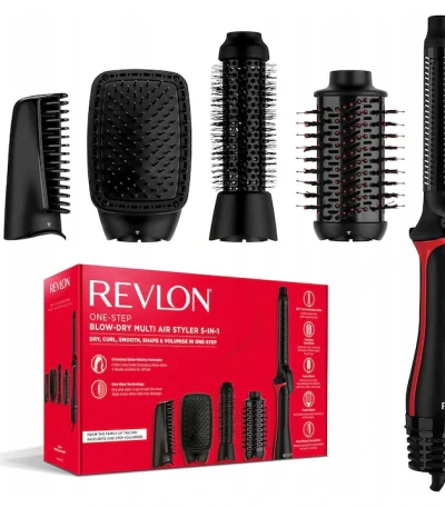 revlon one-step styler 5-en-1 rvdr5370 seche-cheveux boucleur brosse volumisante