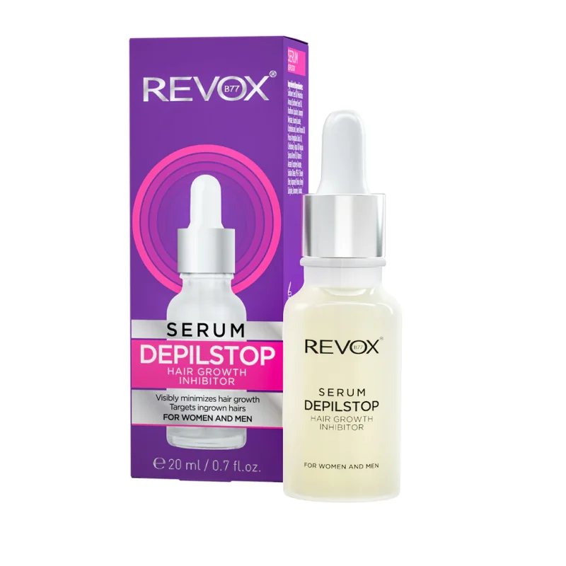 revox b77 depilstop 20ml — serum ralentisseur de pousse des poils