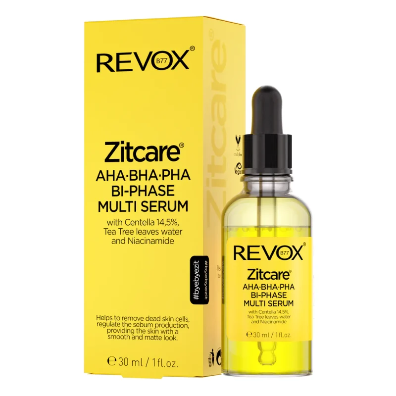 revox b77 zitcare aha.bha.pha serum