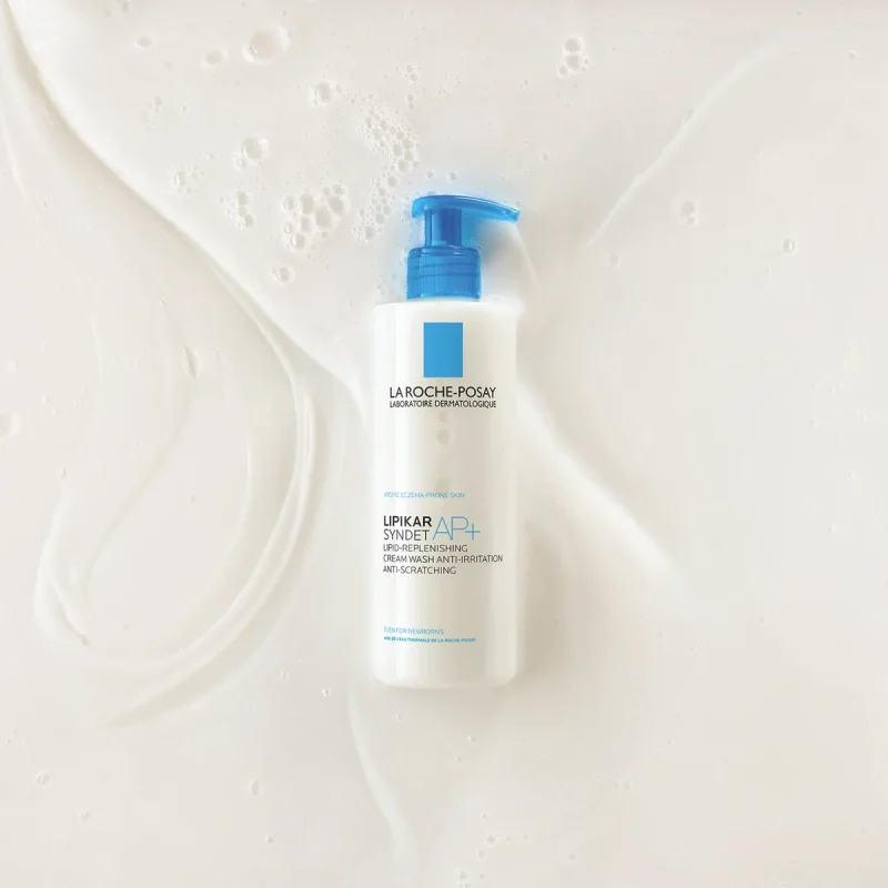 la roche-posay lipikar gel lavant 400ml + lipikar syndet ap+ 100ml — coffret soin corps atopie