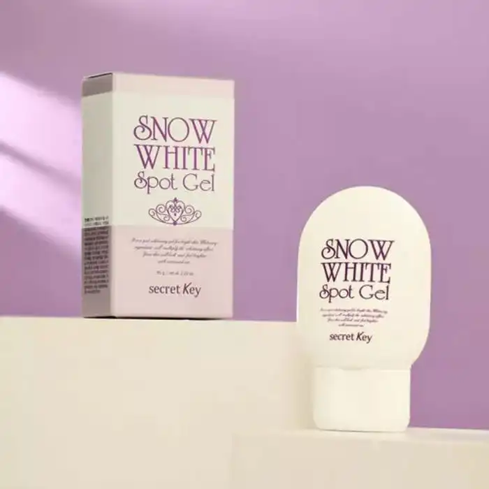 secret key snow white spot gel visage et corps- 65g
